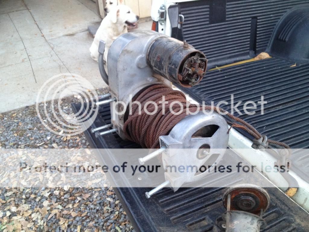 old school 8000lb warn winch Pirate 4x4